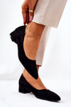 Classic Suede pumps Black Rheya