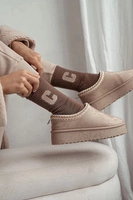 Shades of brown and beige