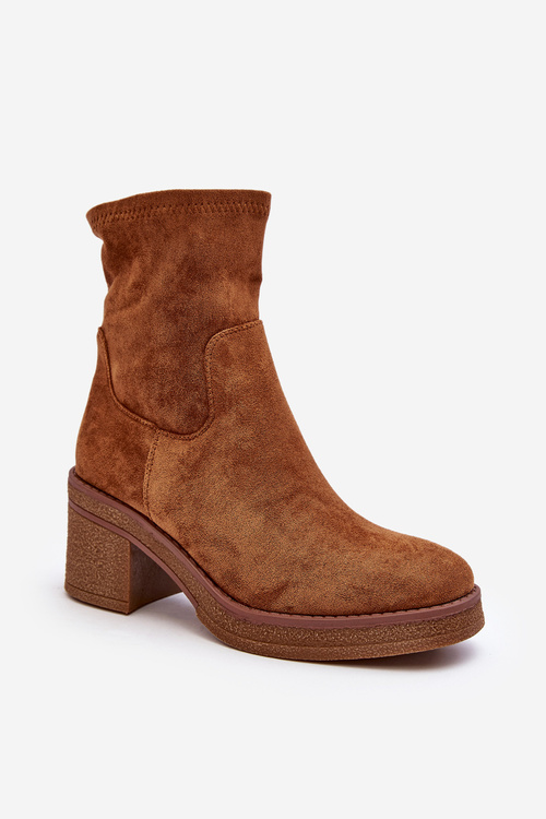 Women's ankle boots with a heel Camel Argastis