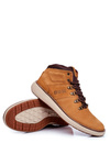 Men's Trekking Boots Leather Big Star Camel GG174491