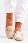 Women's Suede Loafers Beige Madelyn