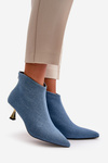 Jeans Heels Blue Eberpia