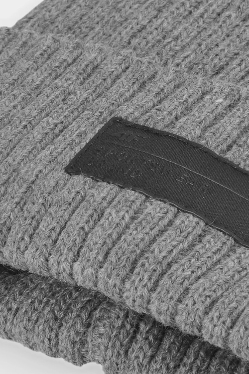 Zimowa Czapka Męska Ocieplana 4F 4FAW23ACAPM306-24M