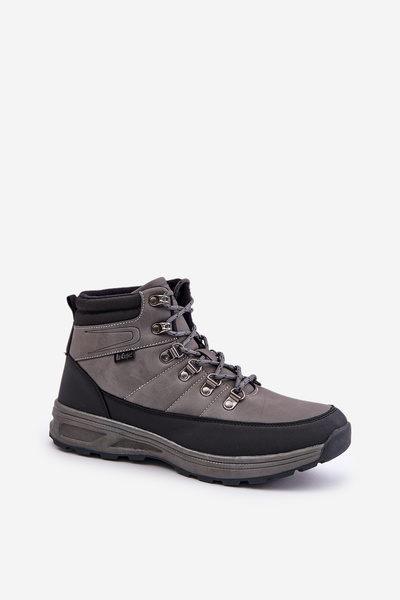 Ocieplane Męskie Buty Trekkingowe Szare Lee Cooper LCJ-24-03-3033M