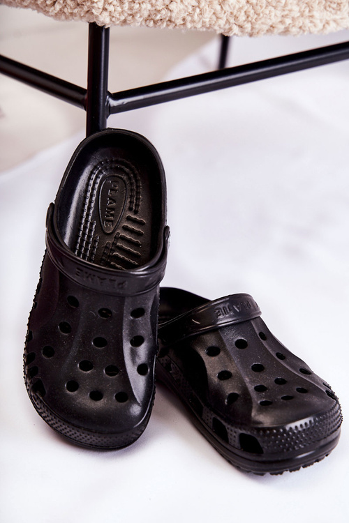 Women's Foam Flip Flops Kroks EVA Black