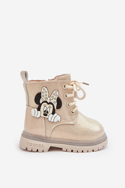 Children's Insulated Boots Mouse Minnie Beige Tarmi