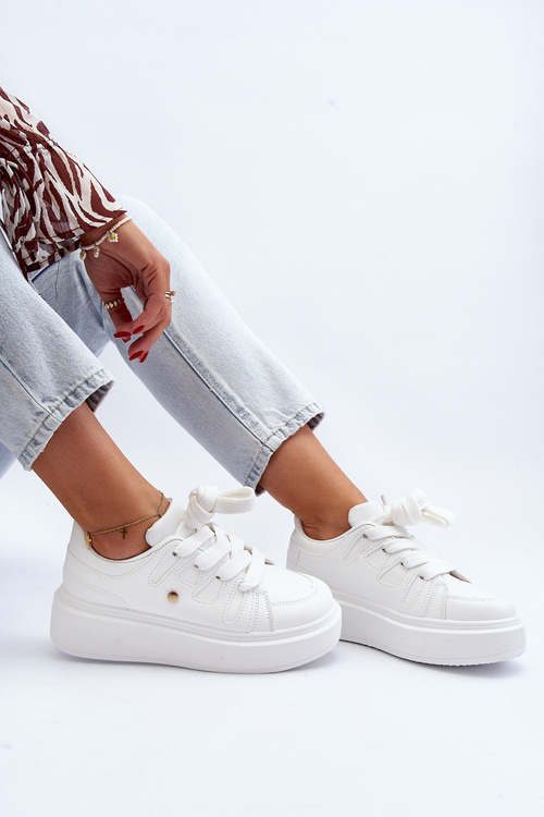 Women's Platform Sneakers White Asylia