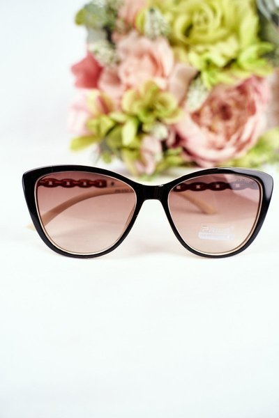 Women's Sunglasses Prius PR-V32 Black Beige Gradient