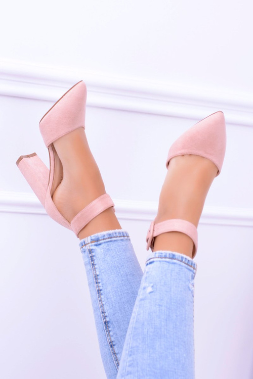 Women's Stiletto pumps Suede Pink Harinta