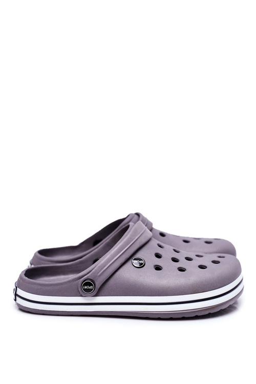 Men's Slides Swimming Pool Crocs Pasipheme Grey
