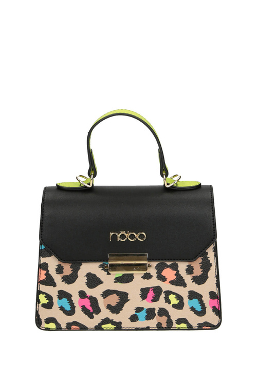 Handbag NOBO M1470-CM15 Black-Beige