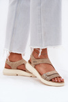 Women's Wedge Sandals Beige Maroriella