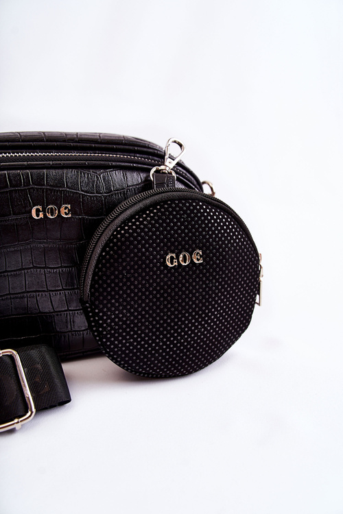 Women's Messenger Bag 3w1 GOE ZNJ032 Black