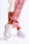 Women's Classic Sneakers On The Platform White Conelle