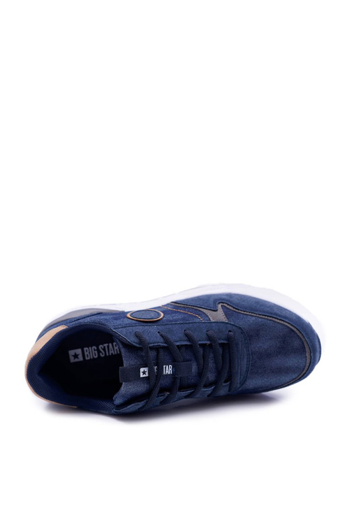 Sporty Men's Shoes Big Star Navy Blue DD174312