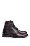 Men's boots leather black Bruno