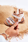 Children's Summer Sandals White Nelson