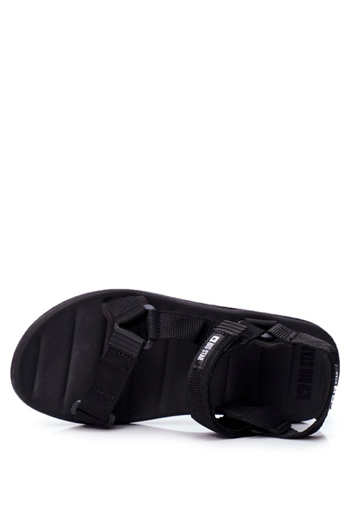 Men's Sports Sandals Black Big Star FF174499