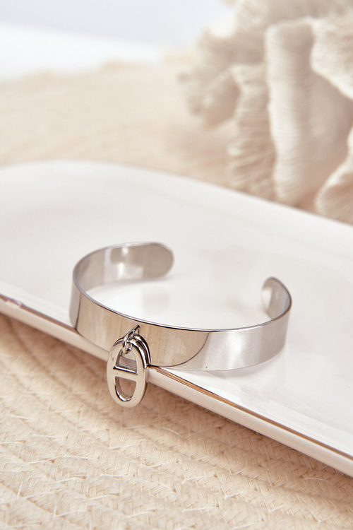 Bransoleta Damska Ozdoba Stal Nierdzewna Srebrna