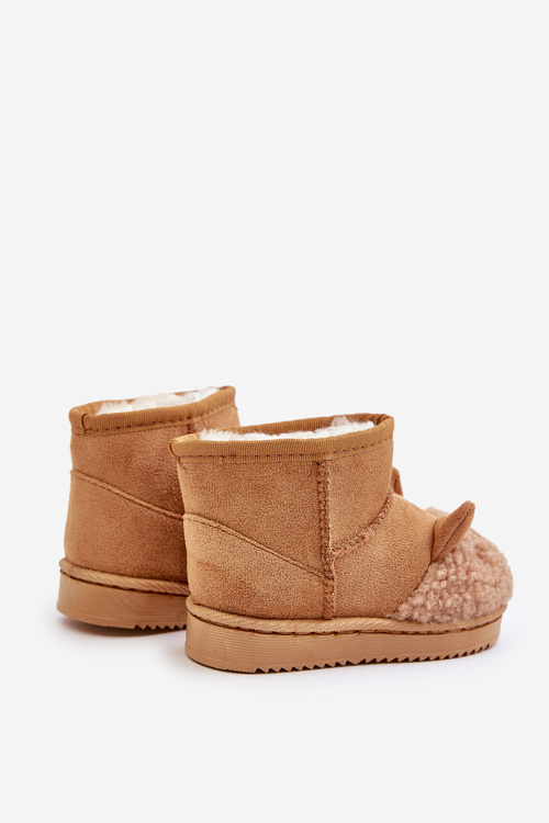 Śniegowce Botki Dziecięce Ocieplane Lamy Camel Esandira