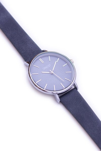 Women's Ernest Montane Watch Navy Blue Silver Envelope