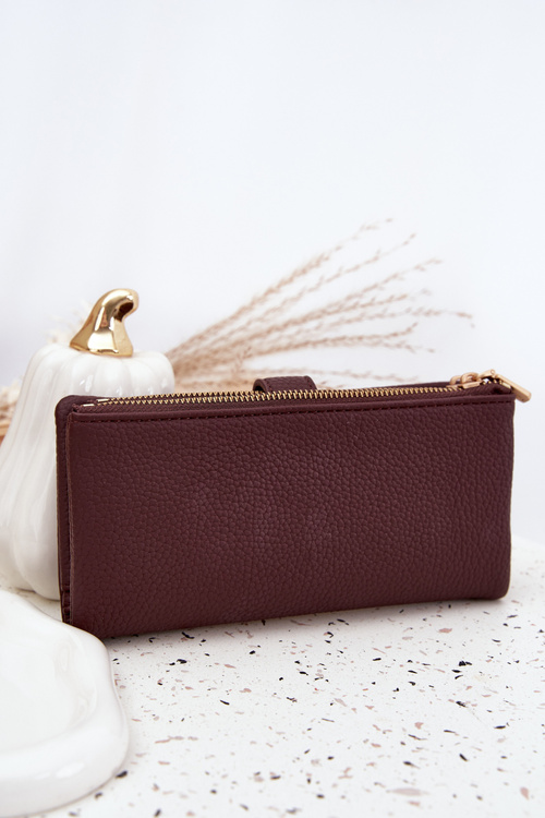 Women's Wallet Made of Eco Leather Large Bordeaux Gilessa