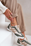 Low Sneakers Women's Beige-Green Eezore