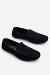 Men's Suede Loafers Black Mack