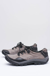 Men's Leather Grey Trekking Half Boots Gretin