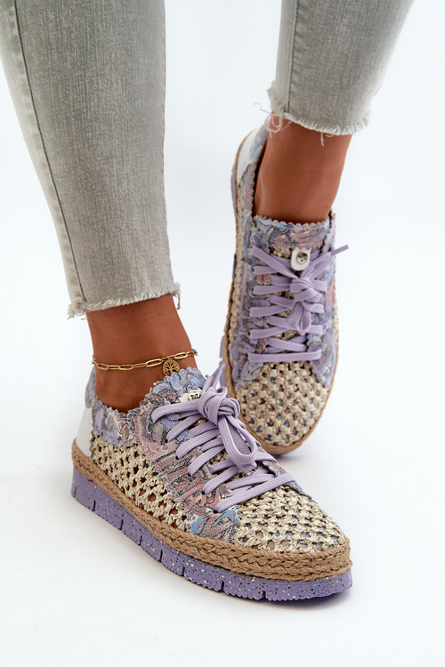 Women's Leather Shoes Maciejka 05897-05 Purple