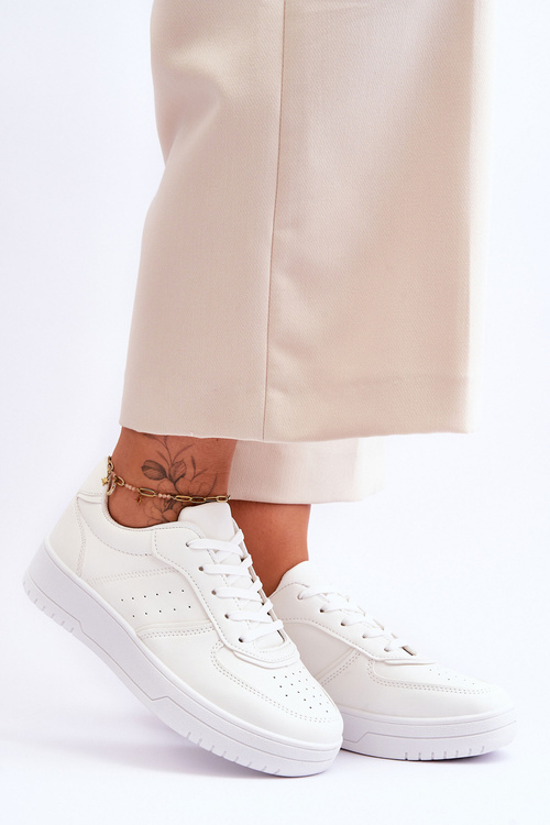 Classic Platform Sport Shoes White Feel It