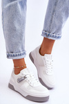 Sneakersy Klasyczne Memory Foam System Białe Big Star LL274A024 