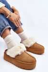 Women's snow boots with a thick sole Camel Starlyn