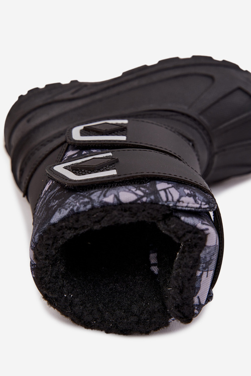 Children Snow Boots Lee Cooper LCJ 25 10 3781 Black Botki Dziecięce