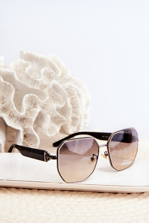 Okulary Przeciwsłoneczne Damskie UV400 Czarne