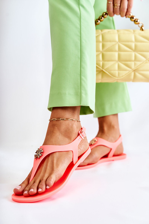 Women's Sandals Neon Orange Sonner