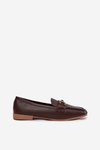 Women's Loafers with Decoration Brown Priscelle