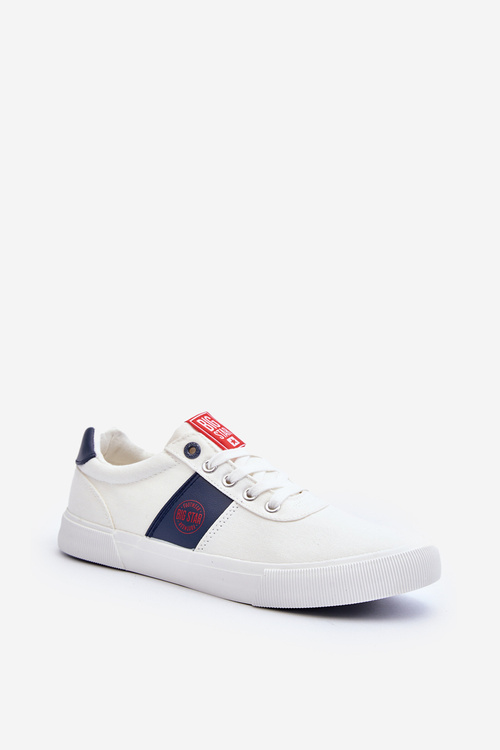 Trampki Męskie Materiałowe Białe Big Star JJ174253