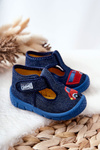 Buty Papcie Befado Samochodzik 531P099 Granatowe