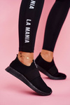 Women's Sport Shoes Slip On Black La Fiesta