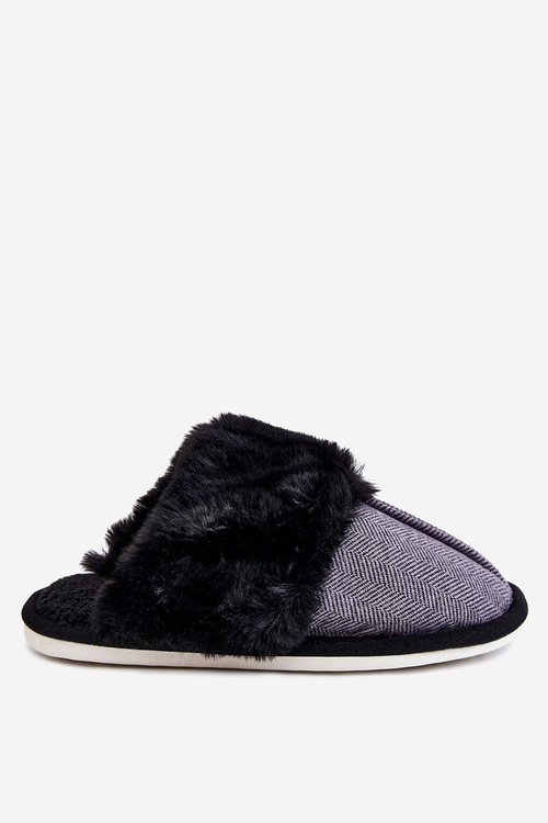 Papcie Męskie Ocieplane Czarne Marcus