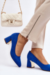 Blue Stelloria High Heel Pumps