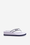 Women's Wedge Flip Flops by Big Star NN274A826 White