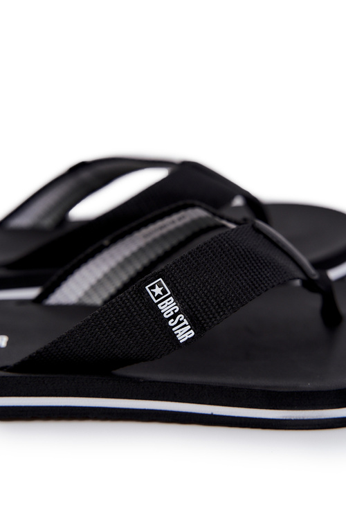 Men's flip-flops Big Star JJ174519 Black