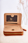 Women's Small Wallet With Ornament Light Brown Sanchos