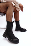 Women's Zip-up Ankle Boots Black Samil