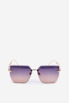 Women's Sunglasses with Shaded Golden Lenses