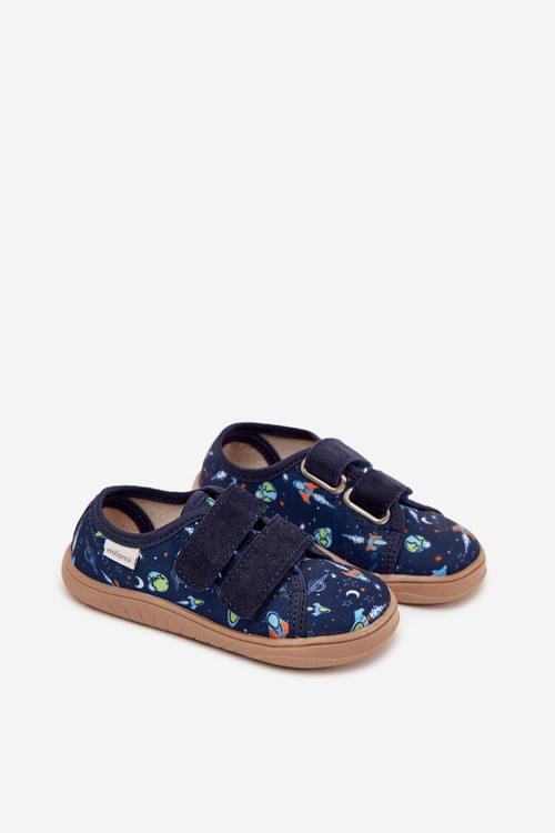 Barefoot Slippers Boys Cosmos Milami Dark Blue Saphira
