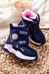 Children's Insulated Snow Boots Navy Nemi