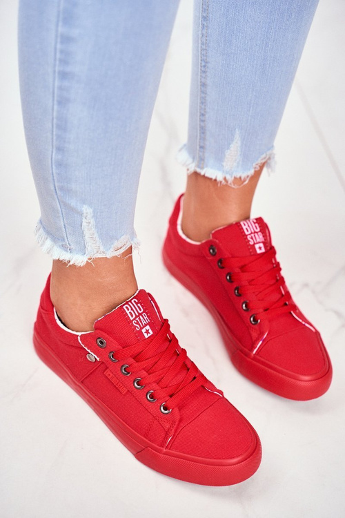 Women's Sneakers Big Star Red AA274514